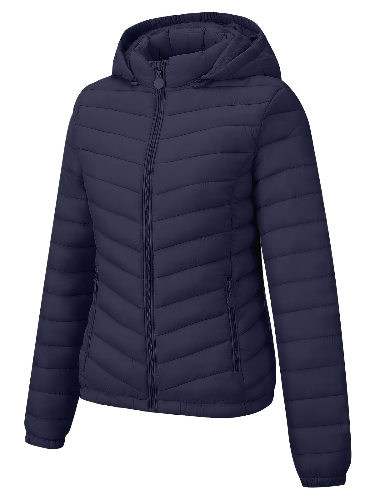 Brookmonts Women’s Hooded Puffer Jacket – Lightweight Quilted Winter Coat