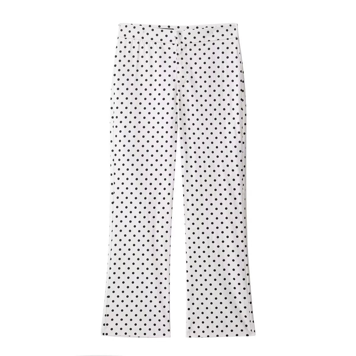 Brookmonts Women's Polka Dot Jacket – Turtleneck Zip-Up Coat with Pockets