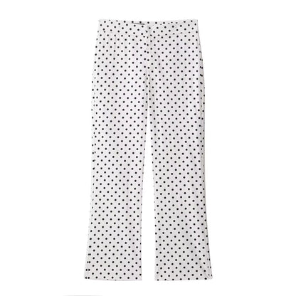 Brookmonts Women's Polka Dot Jacket – Turtleneck Zip-Up Coat with Pockets