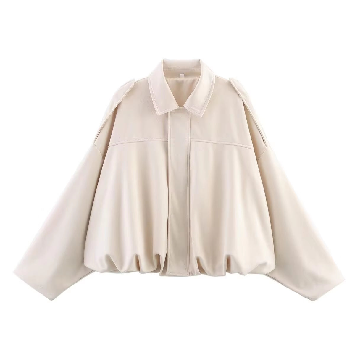 Brookmonts Women's Suede Bomber Jacket – Loose Fit Vintage Zip-Up Coat