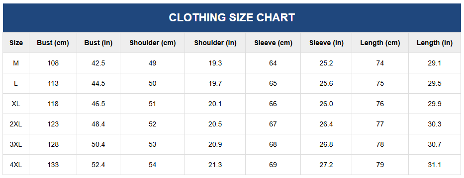 Brookmonts Men’s Houndstooth Trench Coat – Thick Lined Winter Overcoat Size Chart