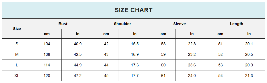 Size guide