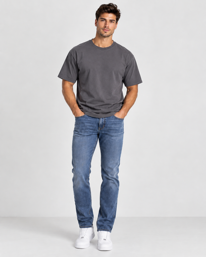 Brookmonts Unisex Cotton T-Shirt – Loose Fit O-Neck Short Sleeve Summer Top
