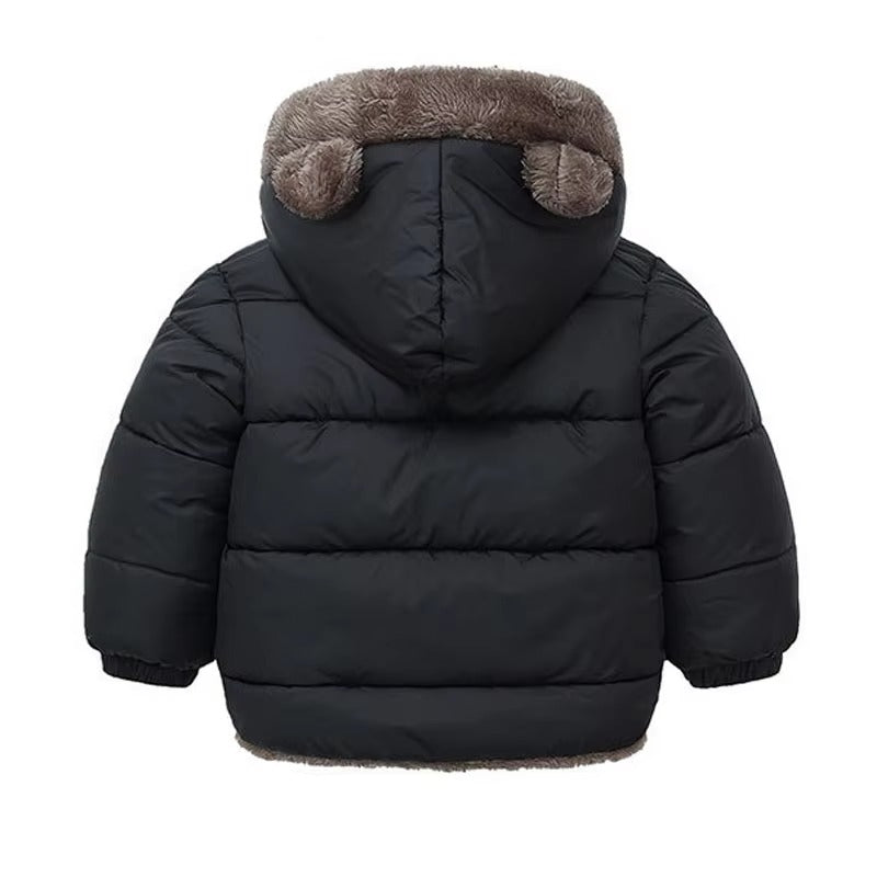 Brookmonts Kids’ Hooded Winter Jacket – Thick Padded Fleece Coat
