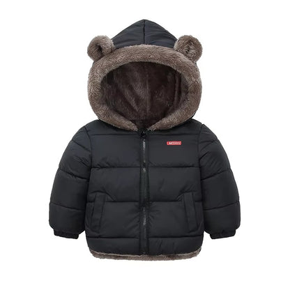 Brookmonts Kids’ Hooded Winter Jacket – Thick Padded Fleece Coat