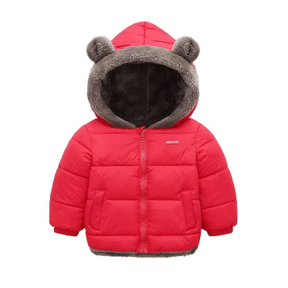 Brookmonts Kids’ Hooded Winter Jacket – Thick Padded Fleece Coat