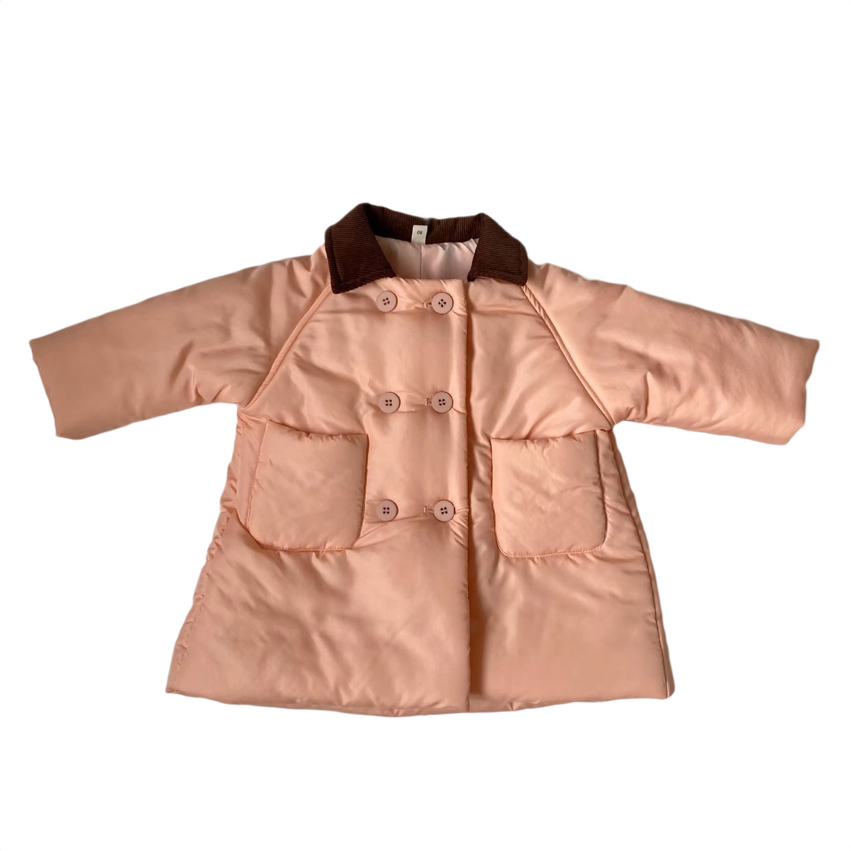 Brookmonts Kids’ Long Padded Winter Coat – Cotton-Filled Corduroy Jacket