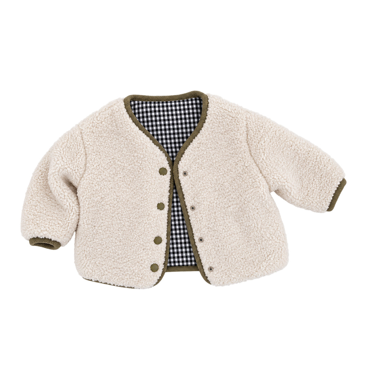 Brookmonts Kids’ Reversible Plaid Jacket – Warm Corduroy Winter Coat