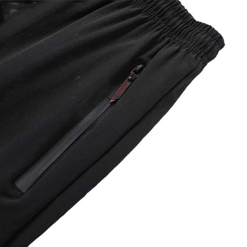 Brookmonts Men’s Casual Pants – Straight Leg Regular Fit Summer Trousers