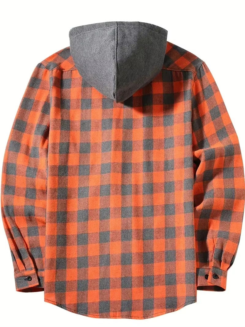 Men’s Casual Shirt – Slim Fit Long Sleeve Turn-Down Collar
