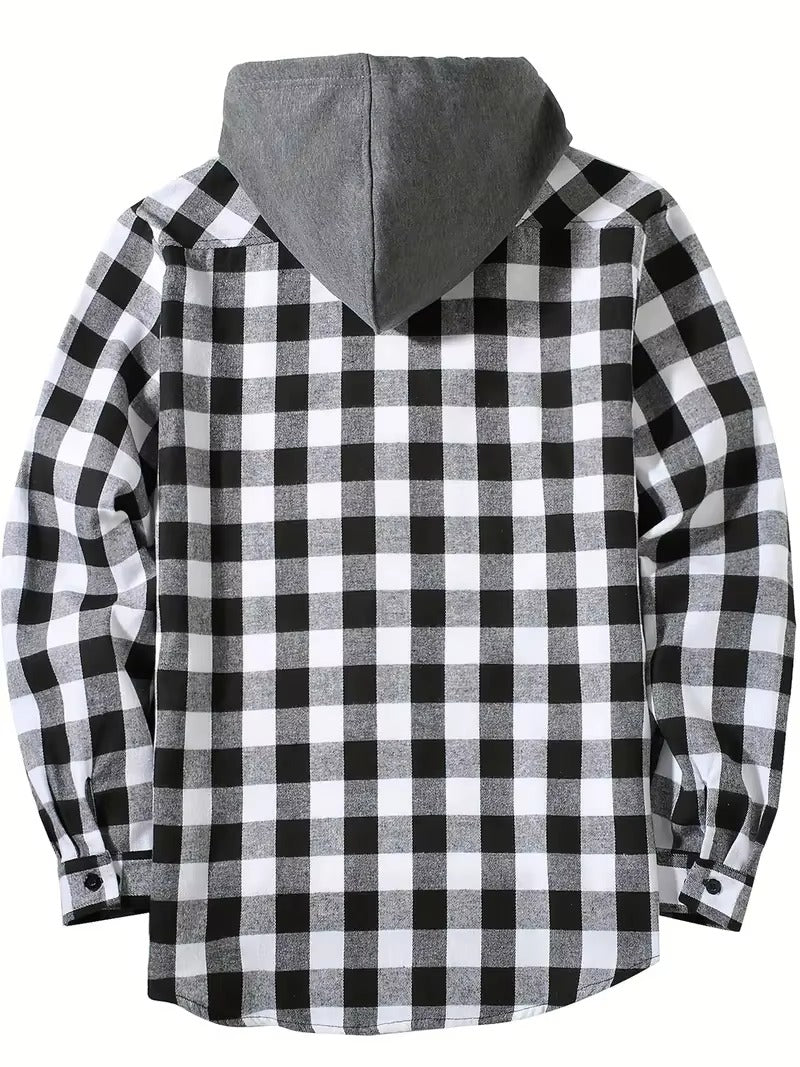 Men’s Casual Shirt – Slim Fit Long Sleeve Turn-Down Collar