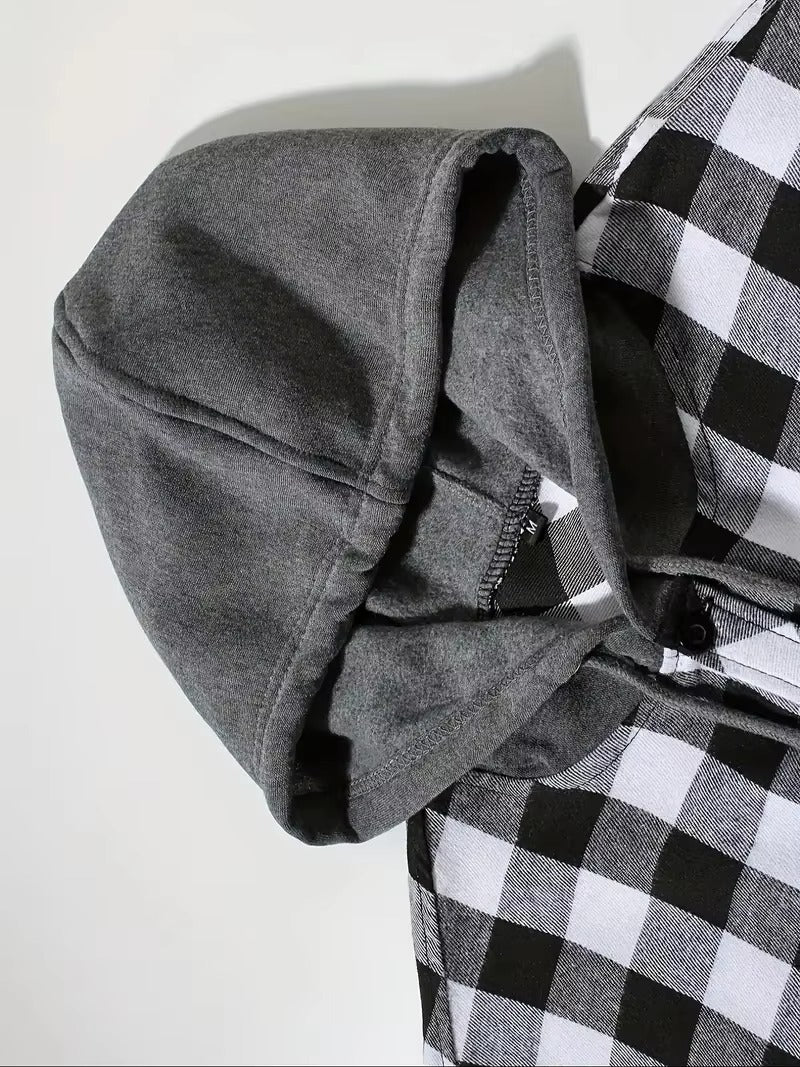 Men’s Casual Shirt – Slim Fit Long Sleeve Turn-Down Collar