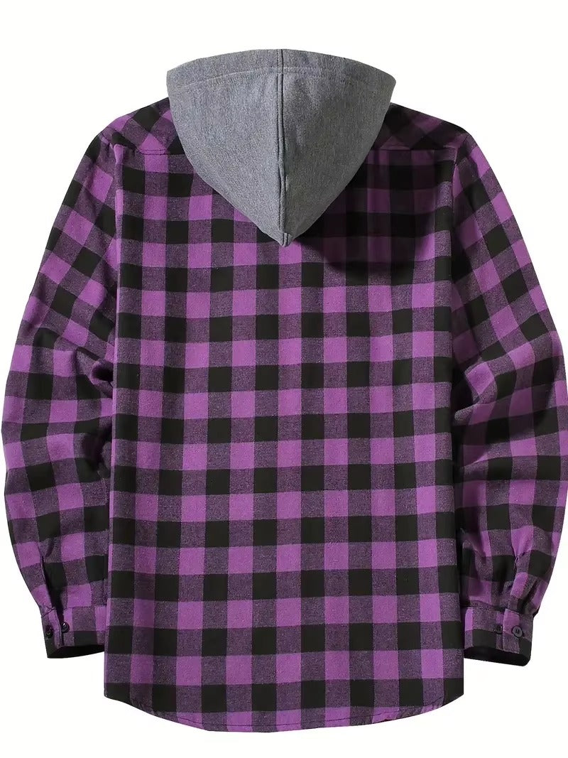 Men’s Casual Shirt – Slim Fit Long Sleeve Turn-Down Collar