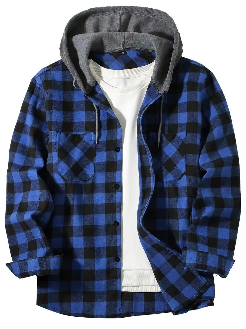 Men’s Casual Shirt – Slim Fit Long Sleeve Turn-Down Collar