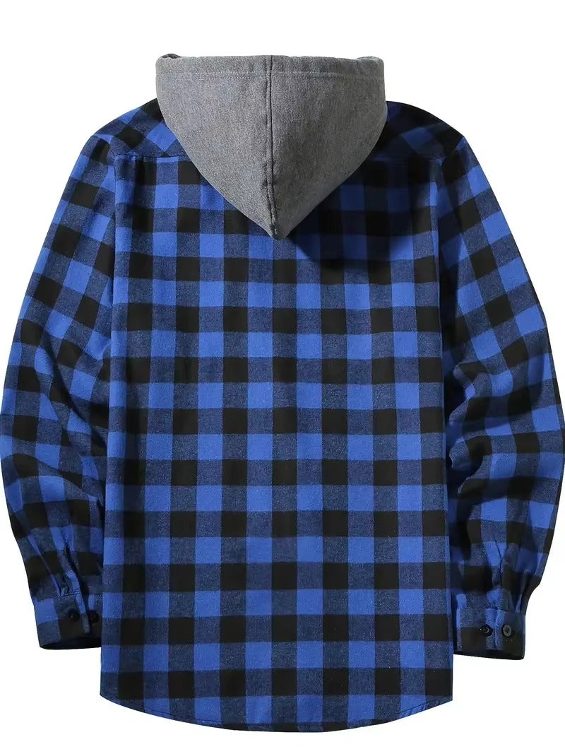 Men’s Casual Shirt – Slim Fit Long Sleeve Turn-Down Collar