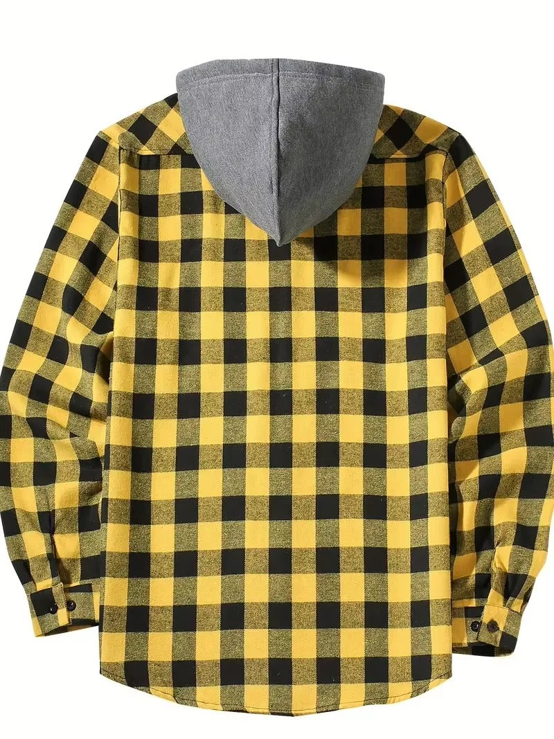 Men’s Casual Shirt – Slim Fit Long Sleeve Turn-Down Collar