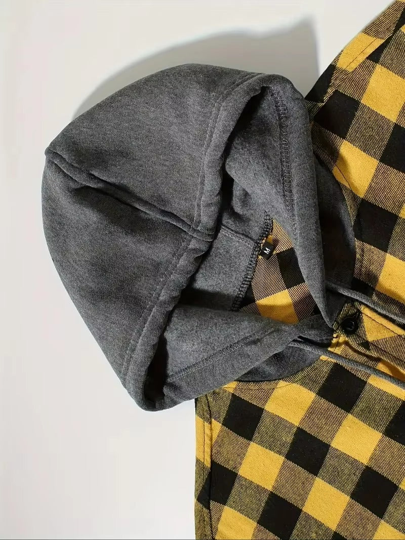 Men’s Casual Shirt – Slim Fit Long Sleeve Turn-Down Collar