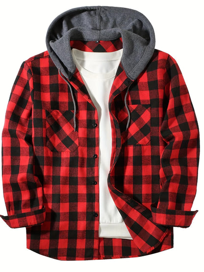 Men’s Casual Shirt – Slim Fit Long Sleeve Turn-Down Collar