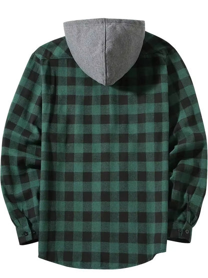 Men’s Casual Shirt – Slim Fit Long Sleeve Turn-Down Collar