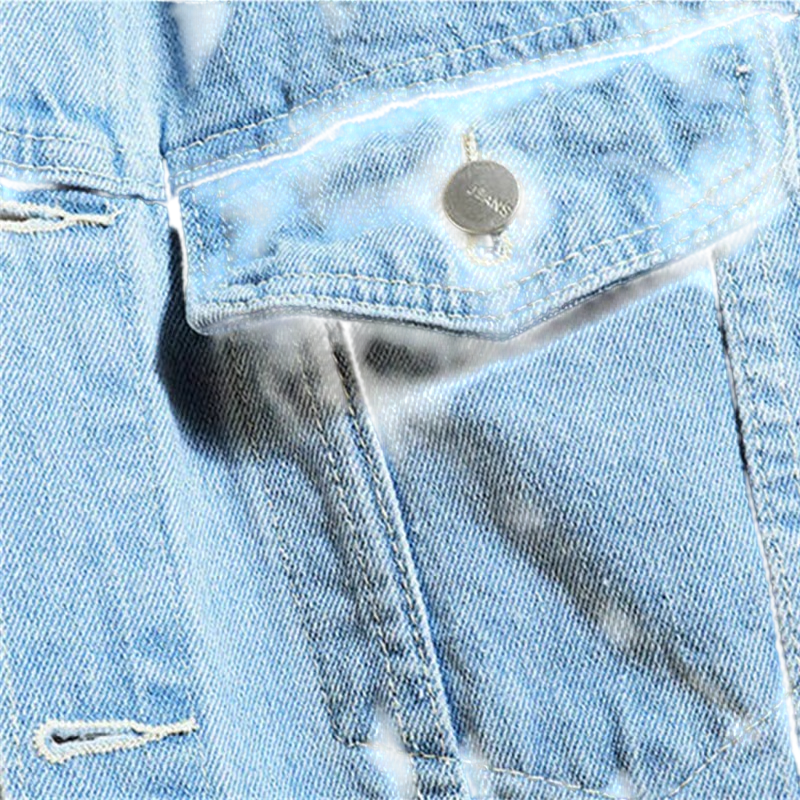 Men’s Denim Jacket – Hooded Casual Cotton Jean Jacket