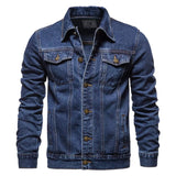 Men’s Denim Jacket – Slim Fit Cotton Casual Vintage Jacket