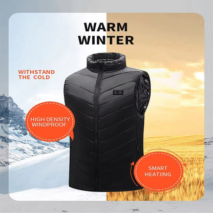 Brookmonts Unisex Heated Vest – 21-Zone Graphene USB Heating Winter