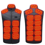 Brookmonts Unisex Heated Vest – 21-Zone Graphene USB Heating Winter