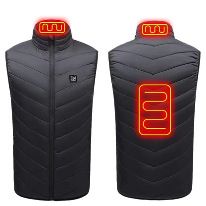 Brookmonts Unisex Heated Vest – 21-Zone Graphene USB Heating Winter