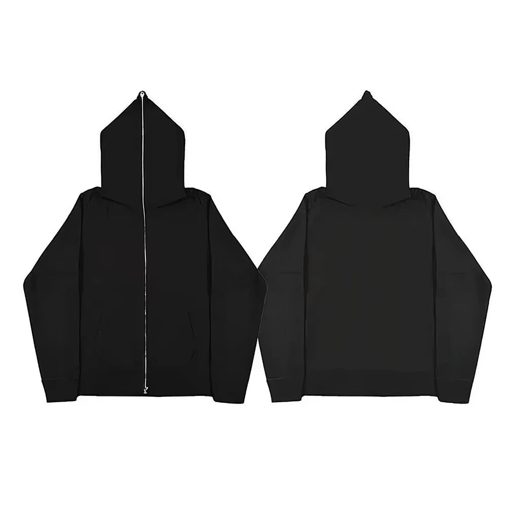 Men’s Zip-Up Hoodie – Casual Hooded Sportswear Jacket
