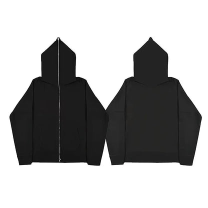 Men’s Zip-Up Hoodie – Casual Hooded Sportswear Jacket