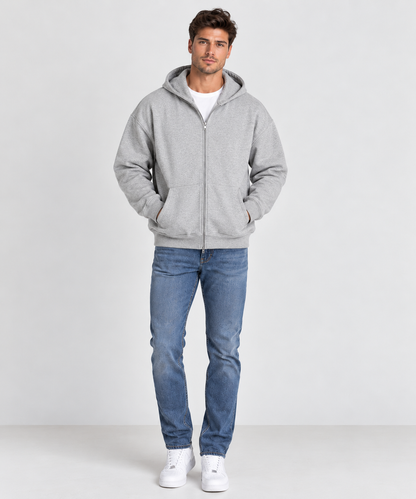 Men’s Zip-Up Hoodie – Casual Hooded Sportswear Jacket
