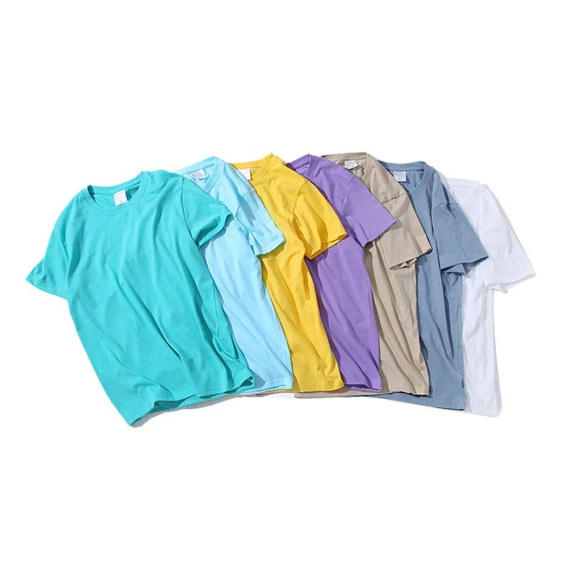 Brookmonts Unisex Cotton T-Shirt – Loose Fit O-Neck Short Sleeve Summer Top