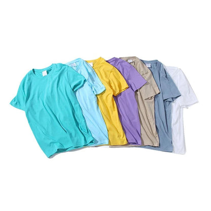 Brookmonts Unisex Cotton T-Shirt – Loose Fit O-Neck Short Sleeve Summer Top