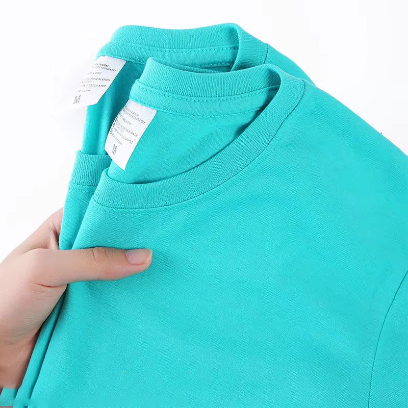 Brookmonts Unisex Cotton T-Shirt – Loose Fit O-Neck Short Sleeve Summer Top