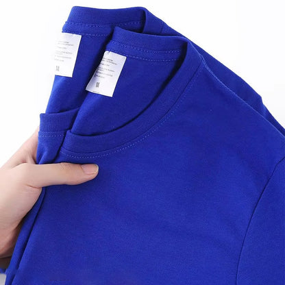 Brookmonts Unisex Cotton T-Shirt – Loose Fit O-Neck Short Sleeve Summer Top