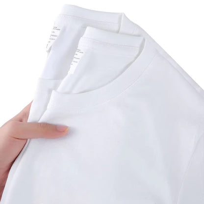 Brookmonts Unisex Cotton T-Shirt – Loose Fit O-Neck Short Sleeve Summer Top
