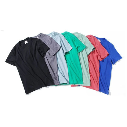 Brookmonts Unisex Cotton T-Shirt – Loose Fit O-Neck Short Sleeve Summer Top