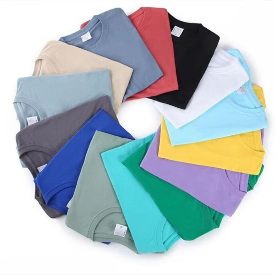 Brookmonts Unisex Cotton T-Shirt – Loose Fit O-Neck Short Sleeve Summer Top