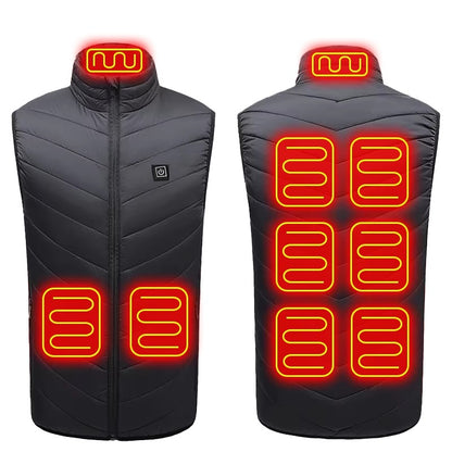 Brookmonts Unisex Heated Vest – 21-Zone Graphene USB Winter Jacket