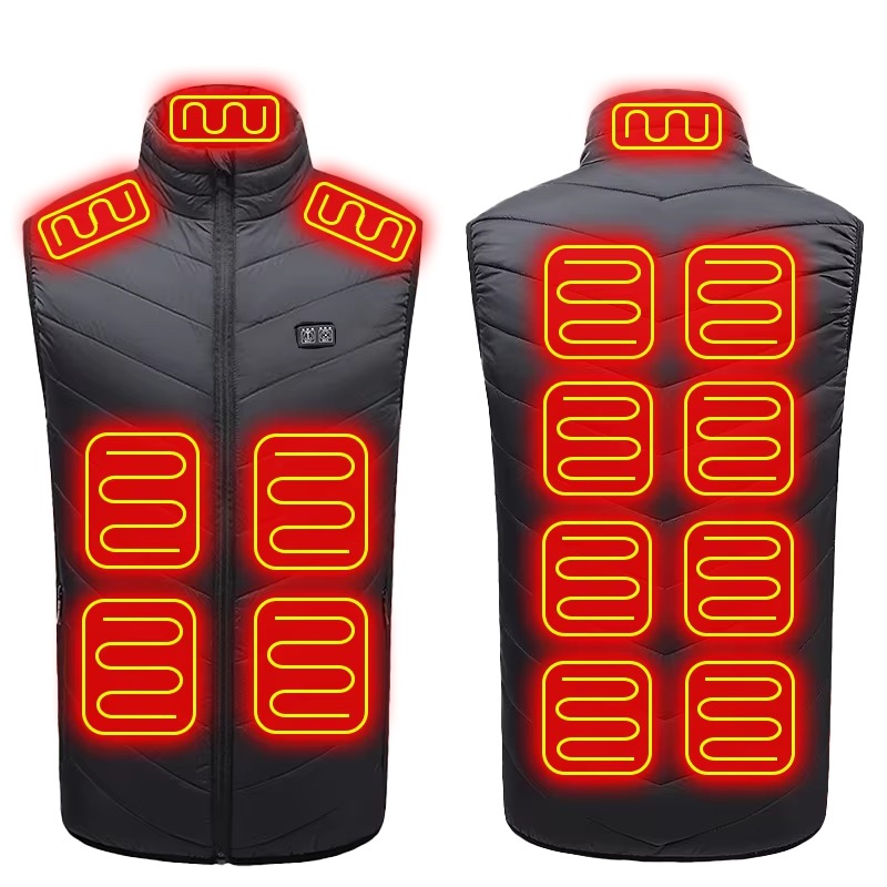Brookmonts Unisex Heated Vest – 21-Zone Graphene USB Winter Jacket
