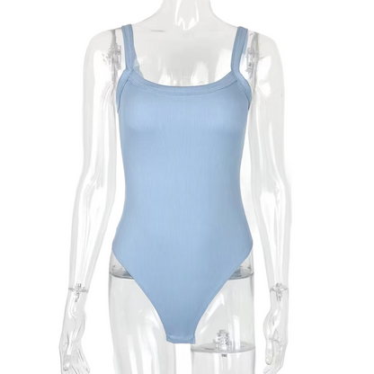 Brookmonts Women’s Bodysuit – Sleeveless Slim Fit Stretch Top