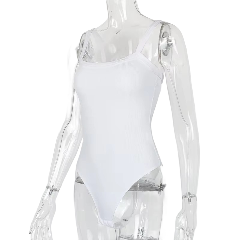 Brookmonts Women’s Bodysuit – Sleeveless Slim Fit Stretch Top