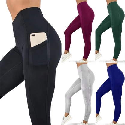 Brookmonts Women’s High Waist Leggings – Stretchy Booty Lift Gym Tights