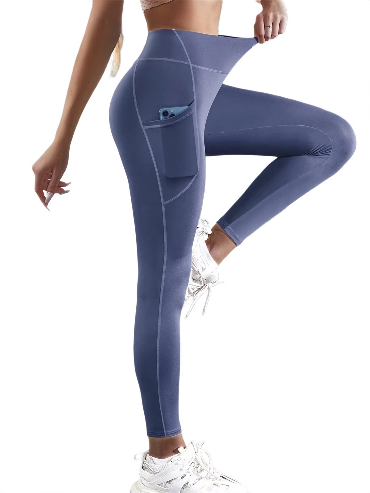 Brookmonts Women’s High Waist Yoga Leggings – Stretch Pants with Pockets