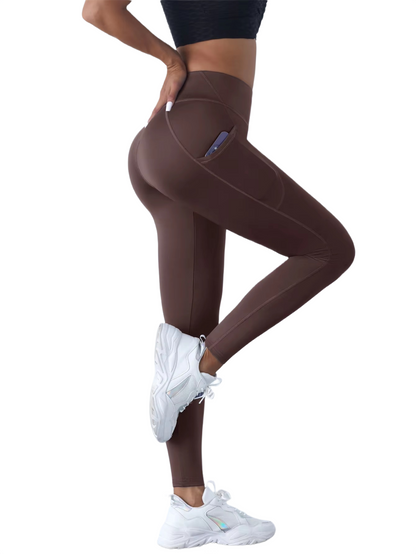 Brookmonts Women’s High Waist Yoga Leggings – Stretch Pants with Pockets