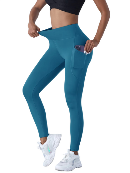 Brookmonts Women’s High Waist Yoga Leggings – Stretch Pants with Pockets