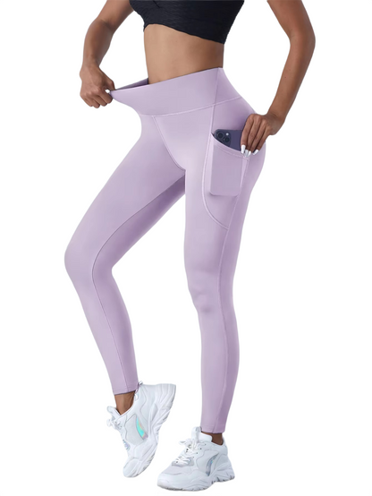Brookmonts Women’s High Waist Yoga Leggings – Stretch Pants with Pockets