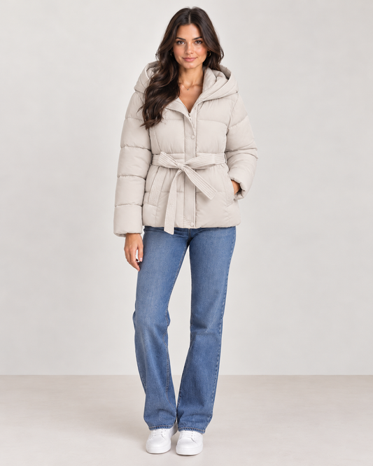 Brookmonts Women’s Hooded Puffer Jacket – Thick Warm Cotton Winter Coat