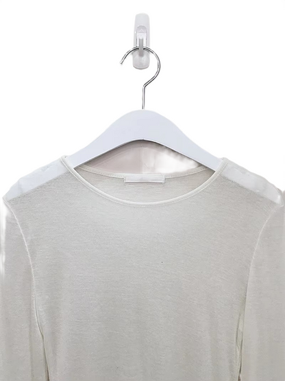 Brookmonts Women’s Long Sleeve T-Shirt – Slim Fit Stretch Crewneck Top