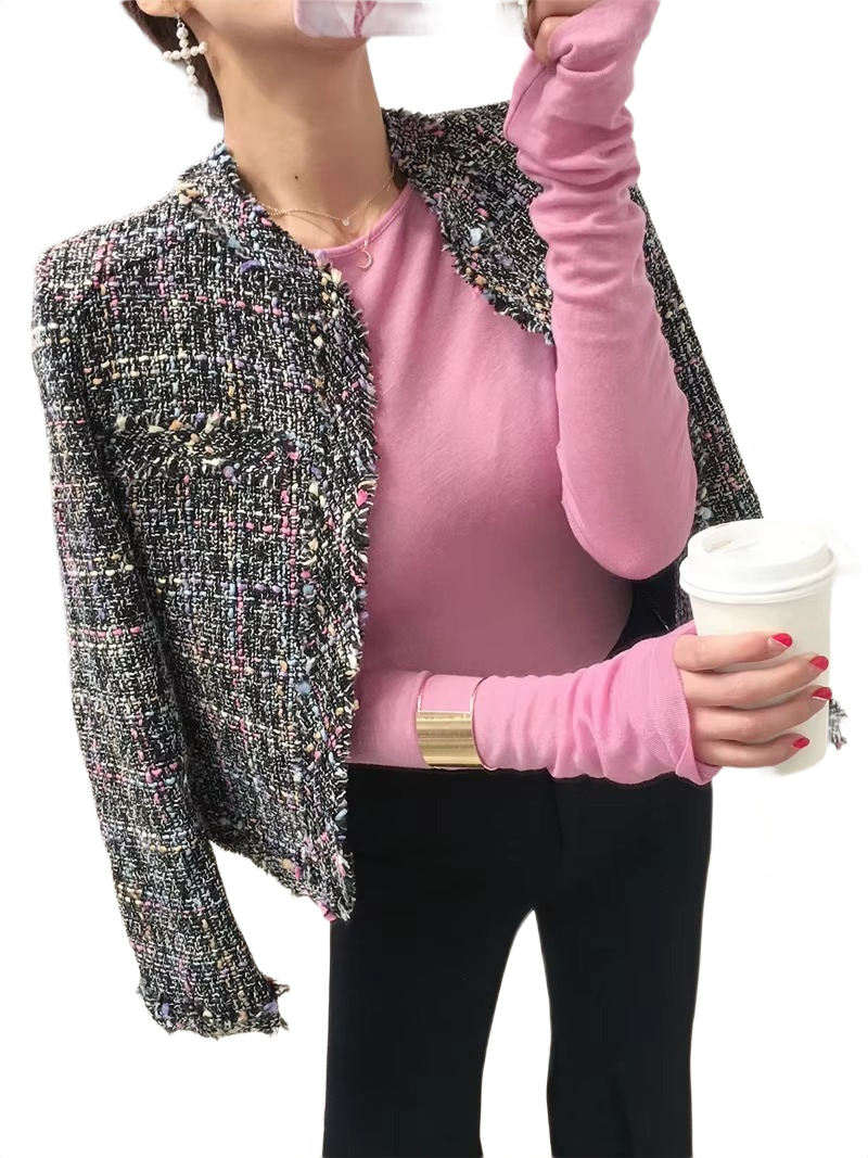 Brookmonts Women’s Long Sleeve T-Shirt – Slim Fit Stretch Crewneck Top